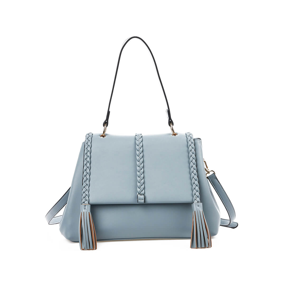 Verde Γυναικεία Τσάντα Ώμου 16-7343 Γαλάζιο