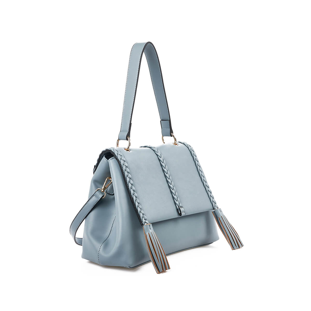 Verde Γυναικεία Τσάντα Ώμου 16-7343 Γαλάζιο