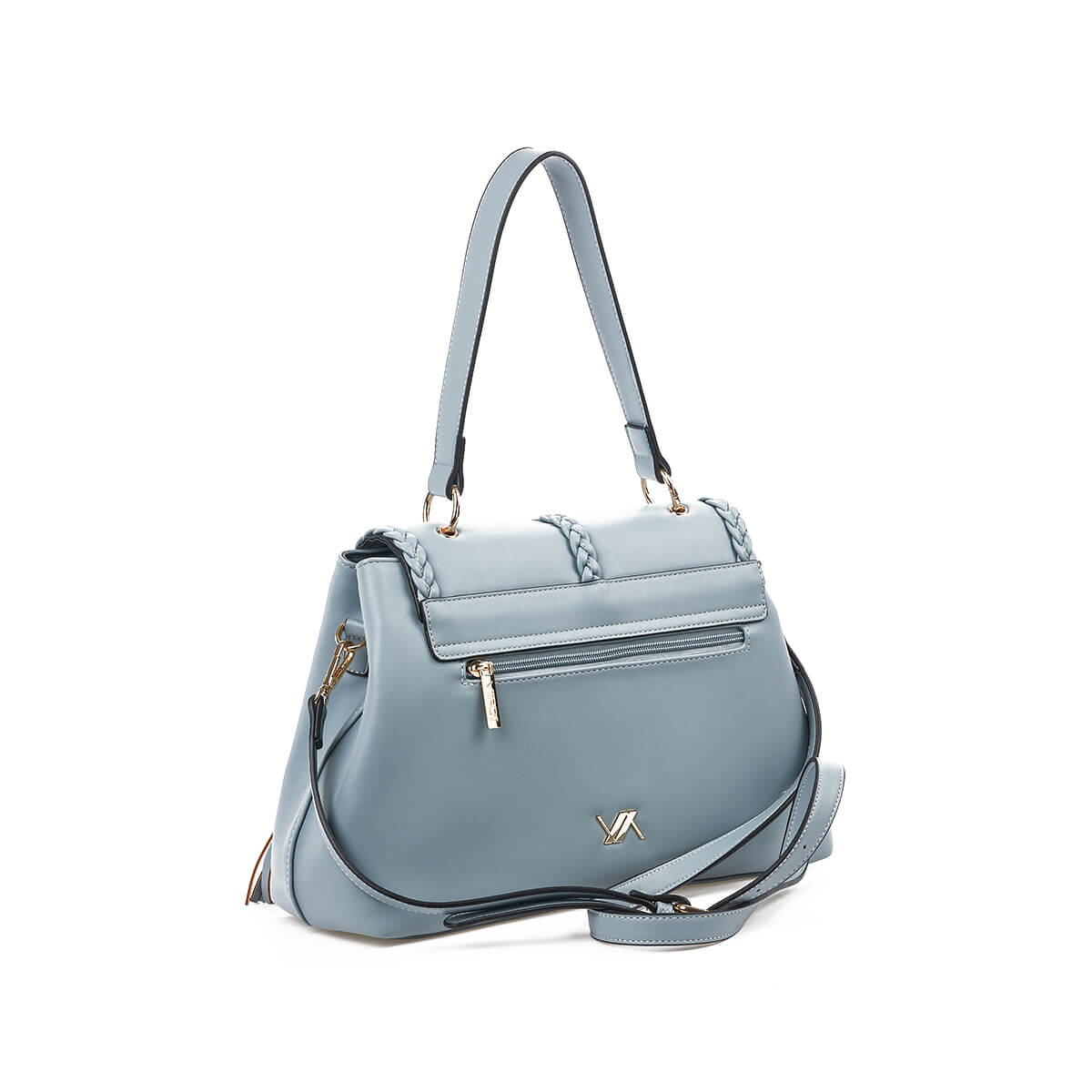 Verde Γυναικεία Τσάντα Ώμου 16-7343 Γαλάζιο