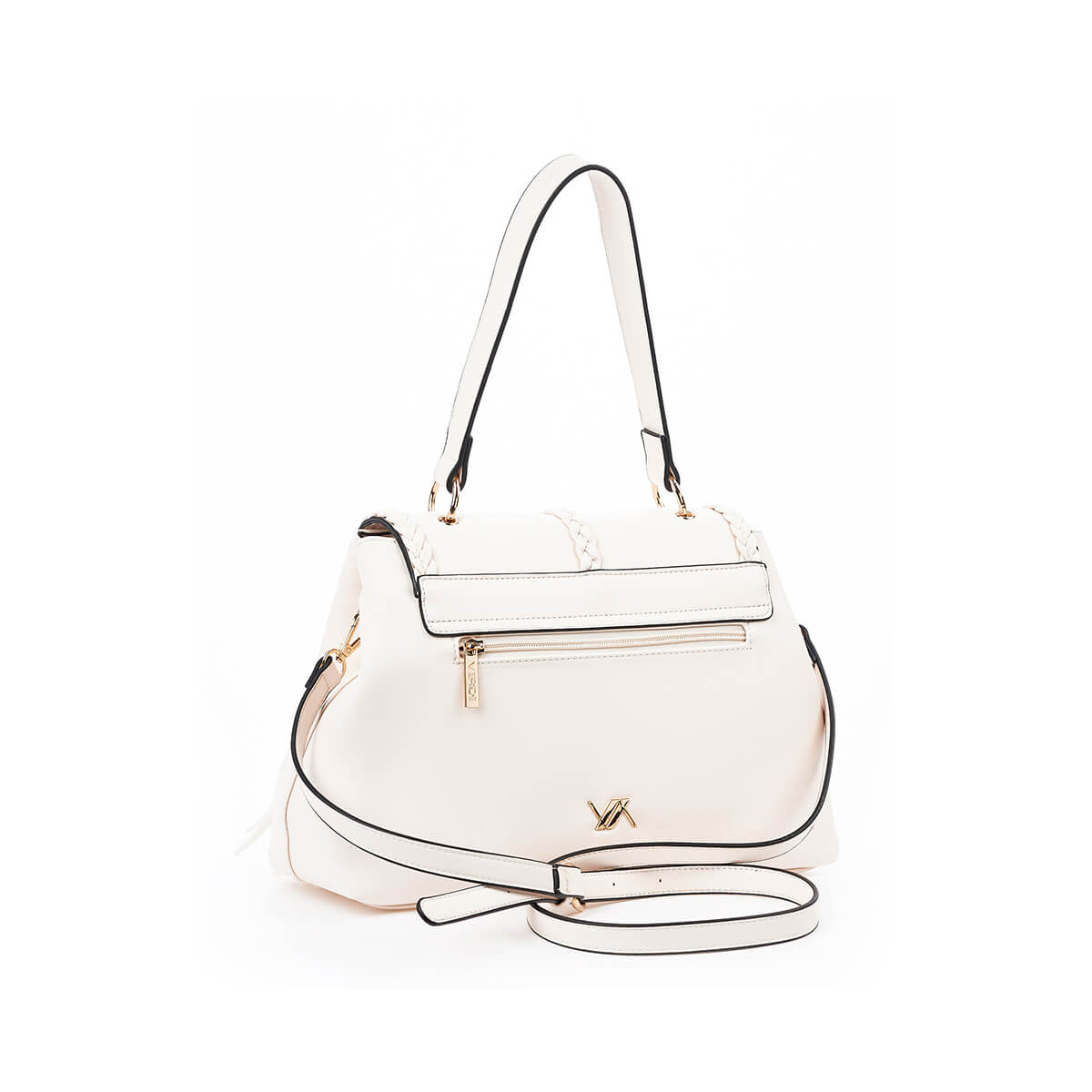 Verde Γυναικεία Τσάντα Ώμου 16-7343 Εκρού