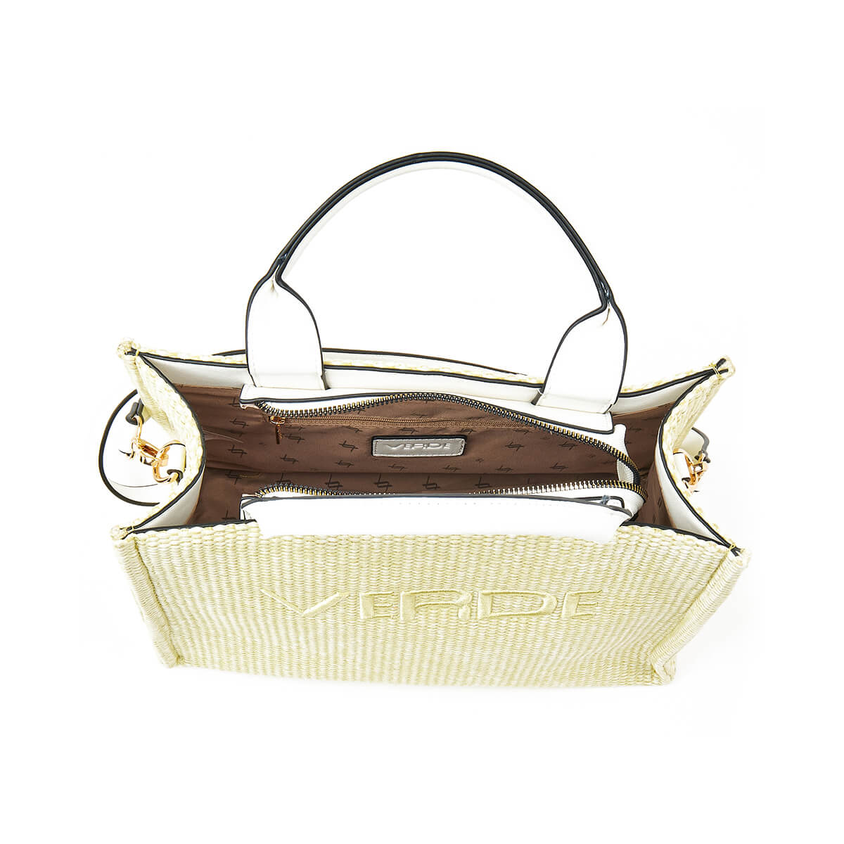 Verde Γυναικεία Τσάντα Χειρός-΄Ώμου 16-7344 Λάιμ