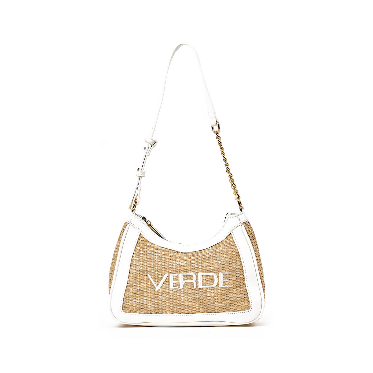 Verde Γυναικεία Τσάντα Ώμου 16-7345 Άσπρο