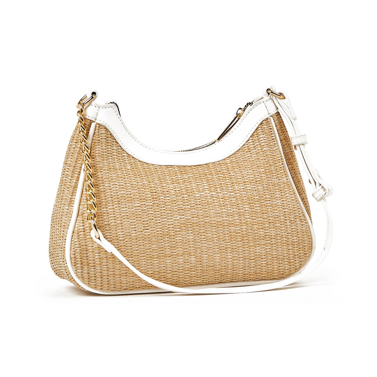 Verde Γυναικεία Τσάντα Ώμου 16-7345 Άσπρο