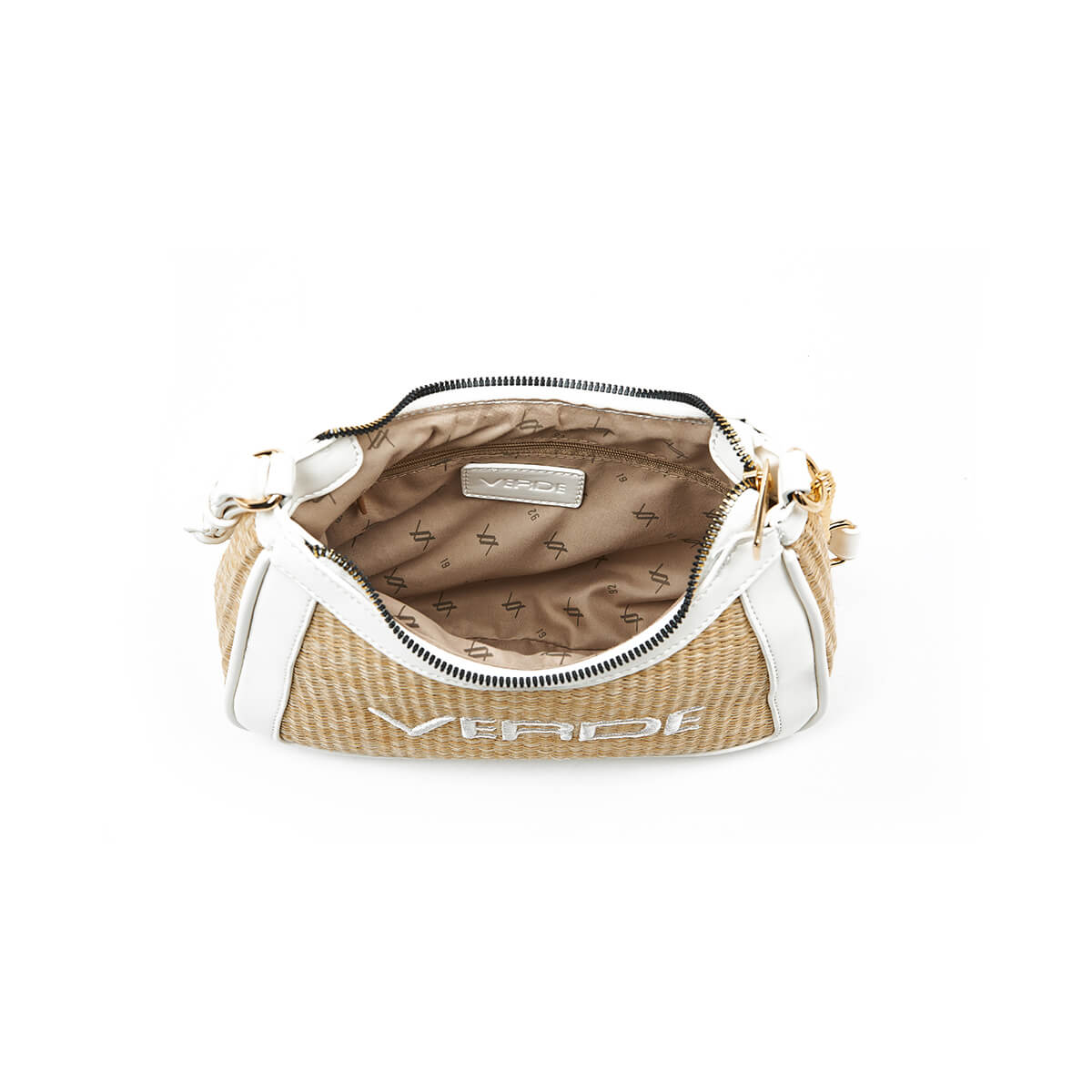 Verde Γυναικεία Τσάντα Ώμου 16-7345 Άσπρο