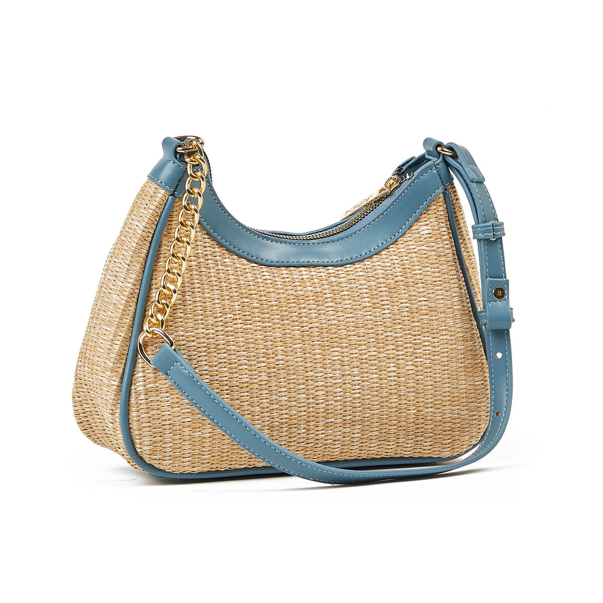 Verde Γυναικεία Τσάντα Ώμου 16-7345 Μπλε