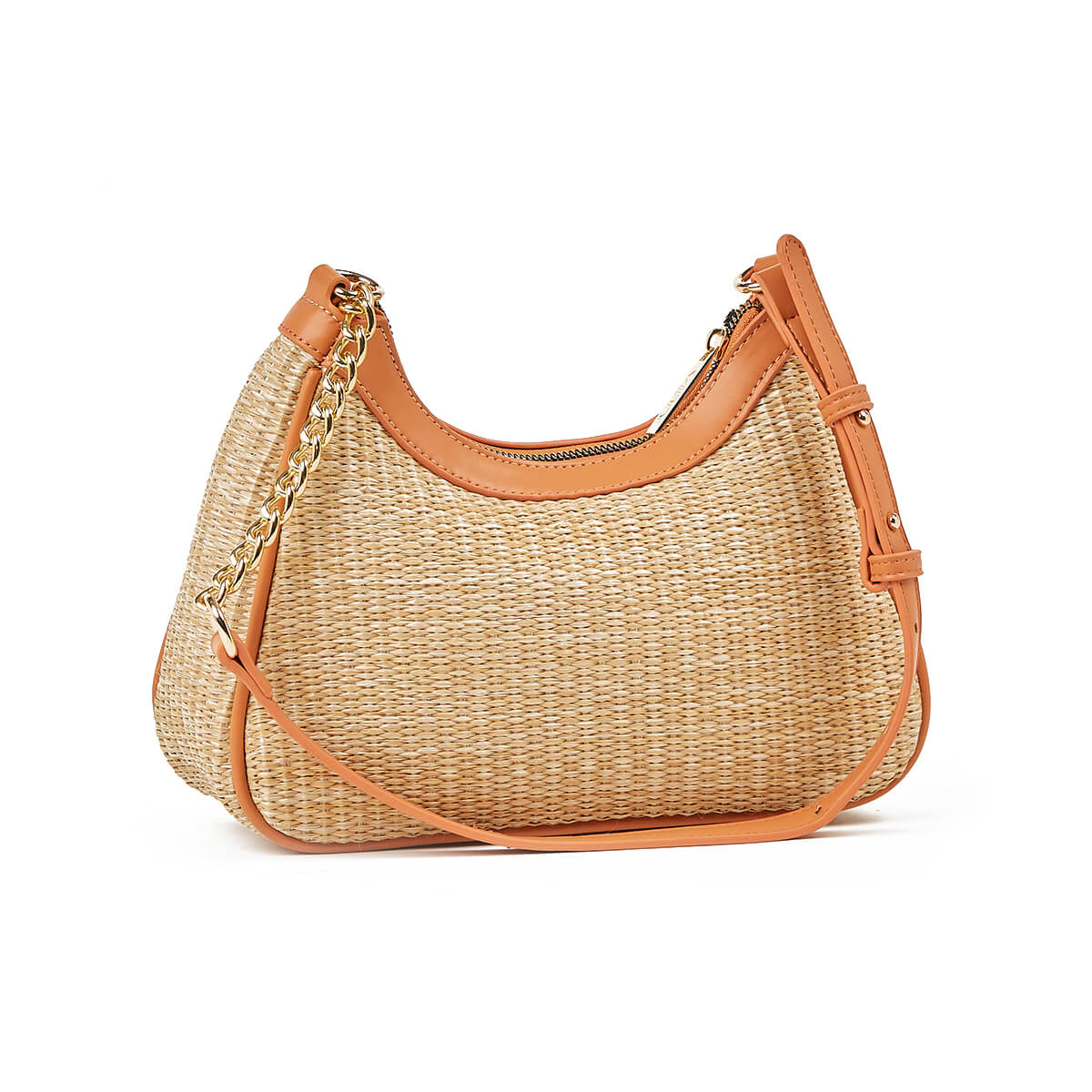 Verde Γυναικεία Τσάντα Ώμου 16-7345 Πορτοκαλί