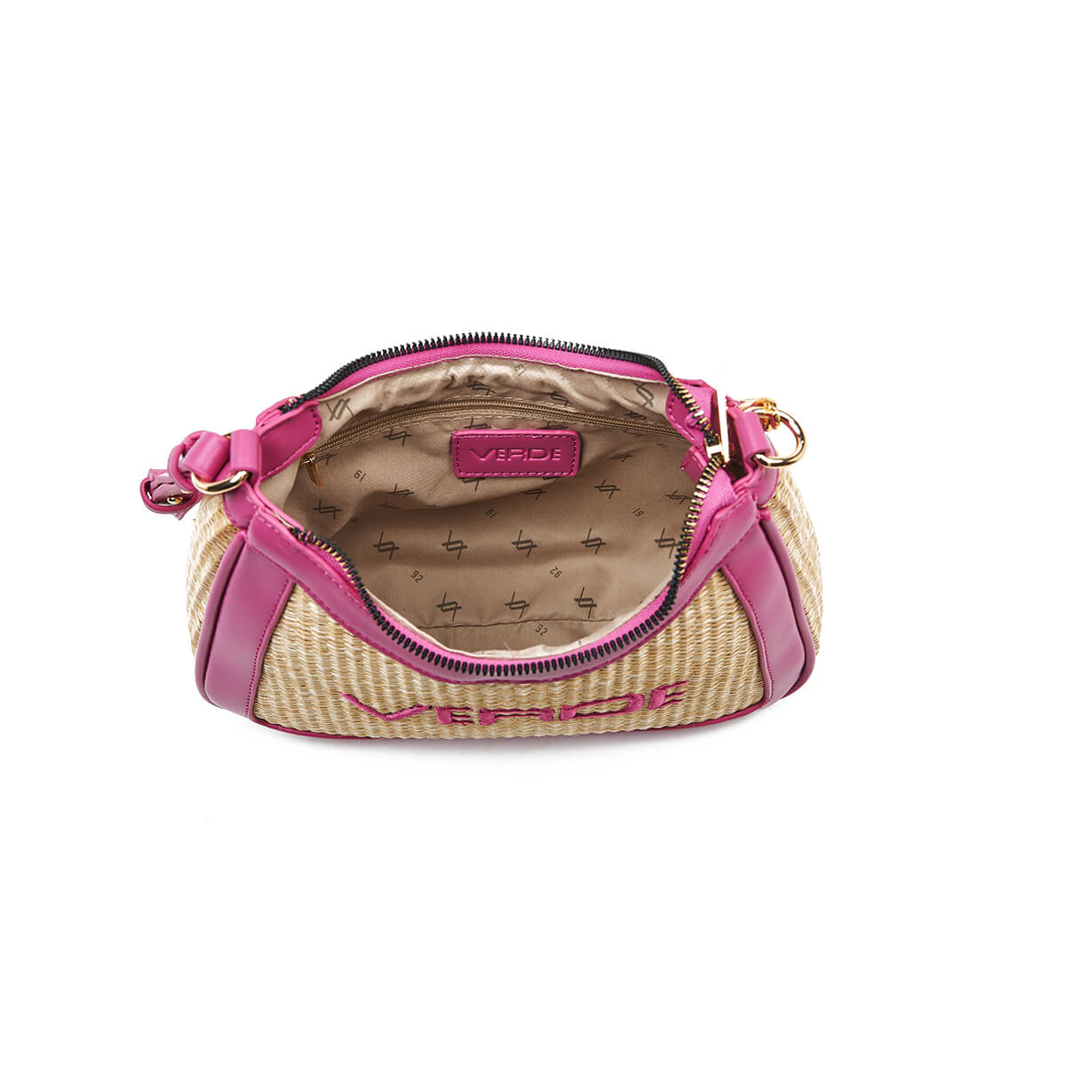 Verde Γυναικεία Τσάντα Ώμου 16-7345 Φούξια