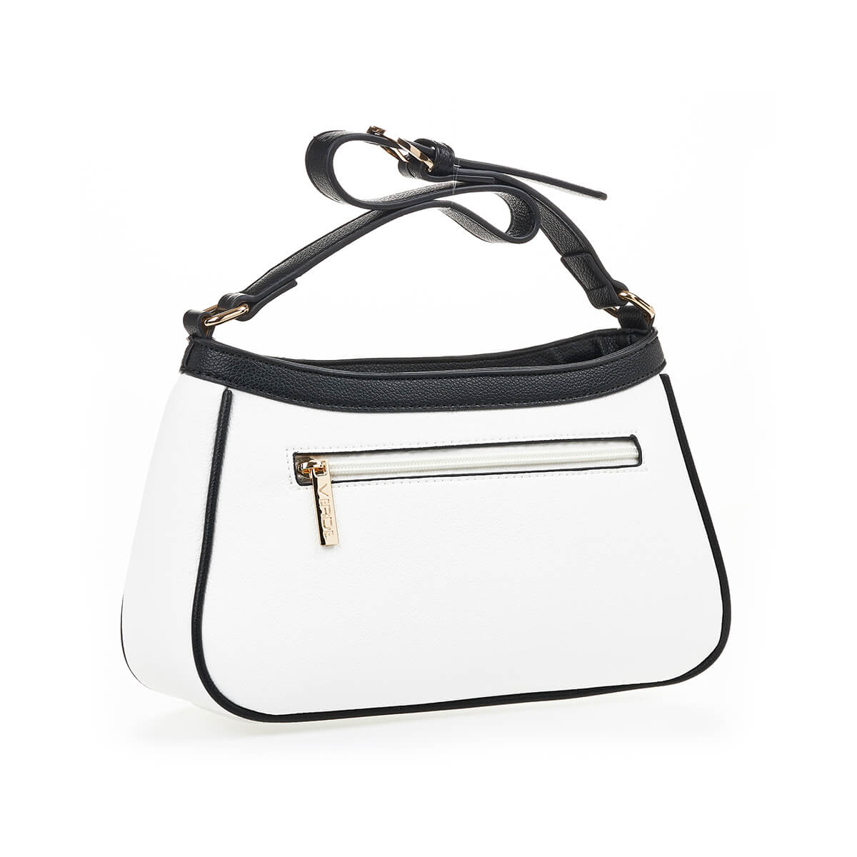 Verde Γυναικεία Τσάντα Ώμου 16-7351 Εκρού