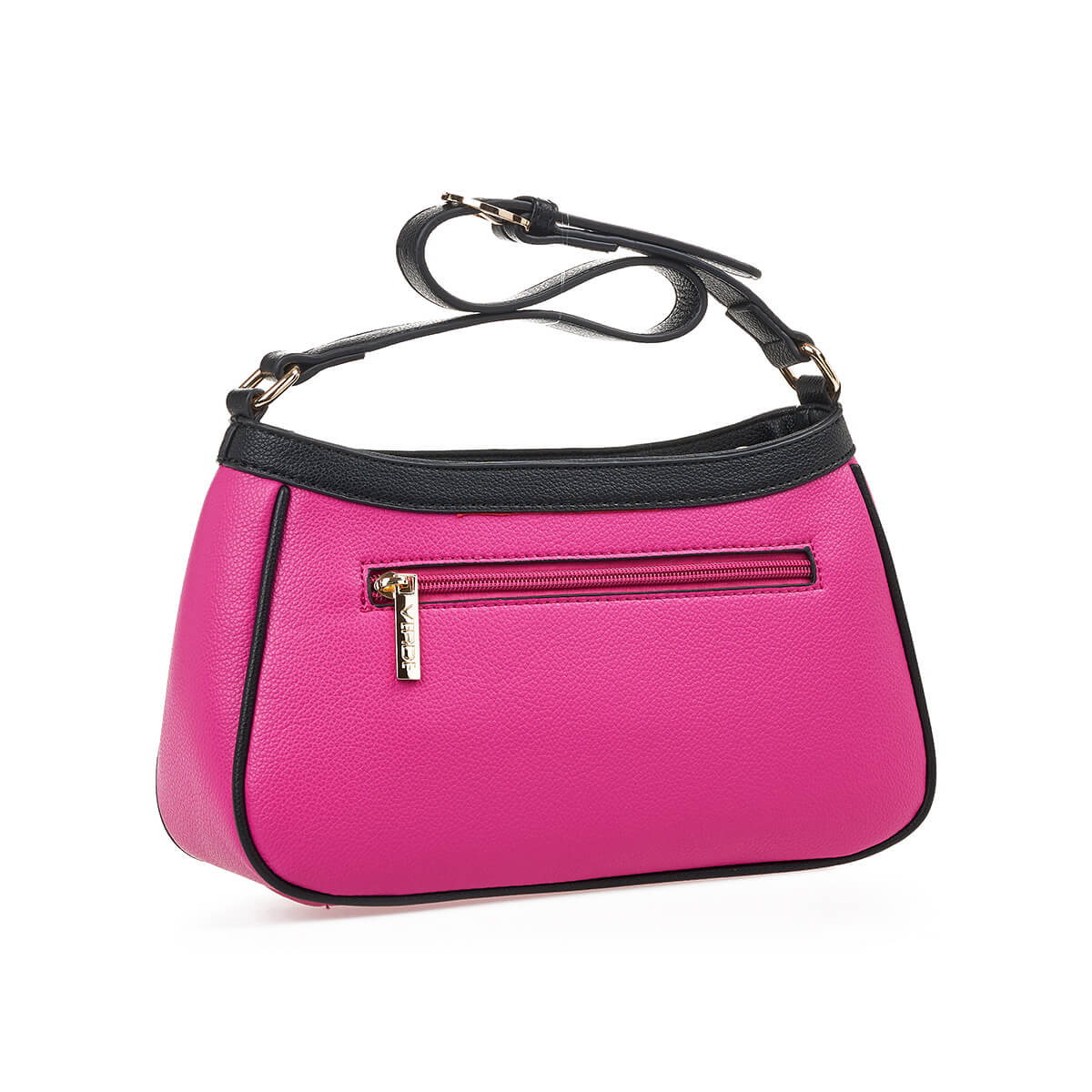 Verde Γυναικεία Τσάντα Ώμου 16-7351 Φούξια