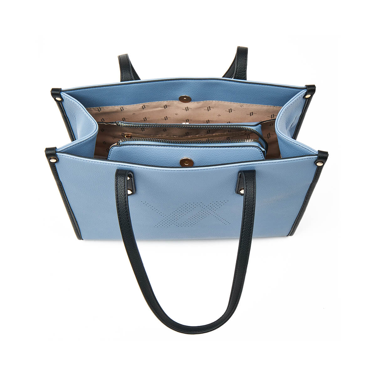 Verde Γυναικεία Τσάντα Ώμου 16-7352 Μπλε