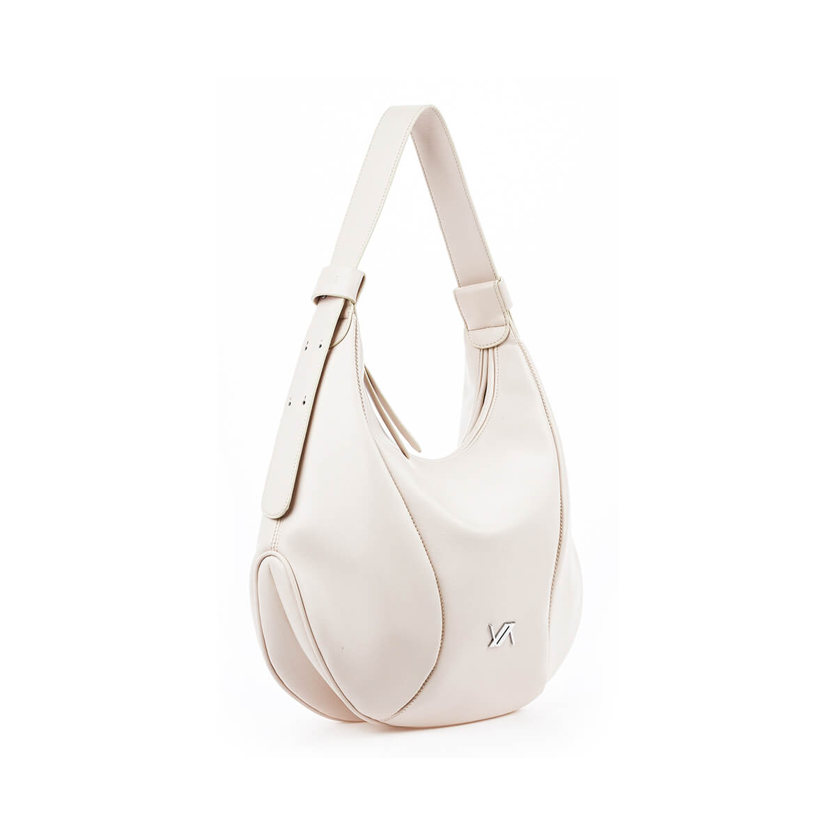 Verde Γυναικεία Τσάντα Ώμου 16-7355 Εκρού