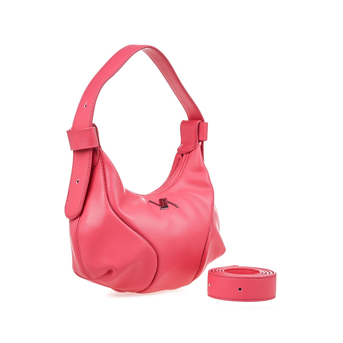 Verde Γυναικεία Τσάντα Ώμου 16-7356 Ροζ