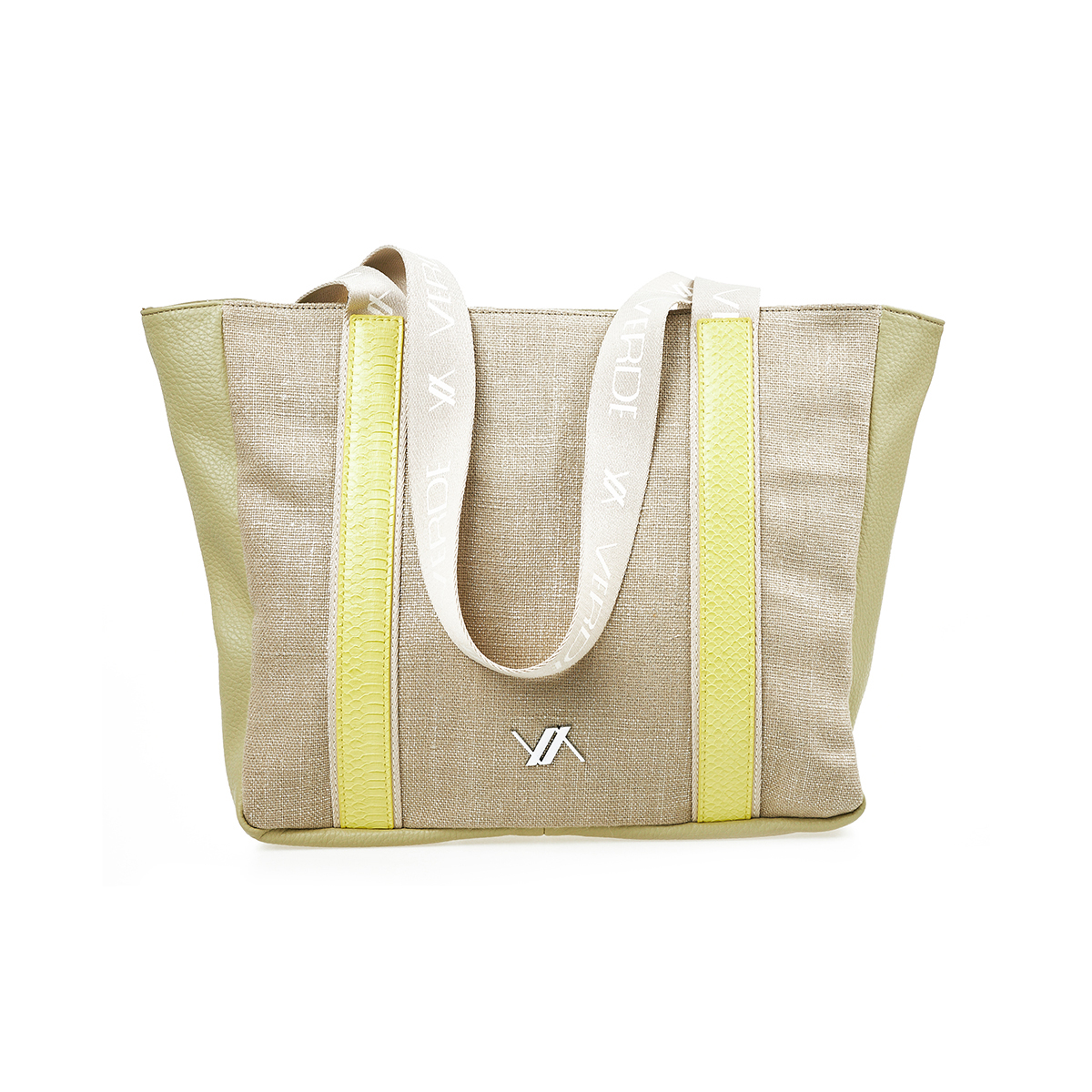 Verde Γυναικεία Τσάντα Ώμου 16-7359 Γιούτα Λάιμ