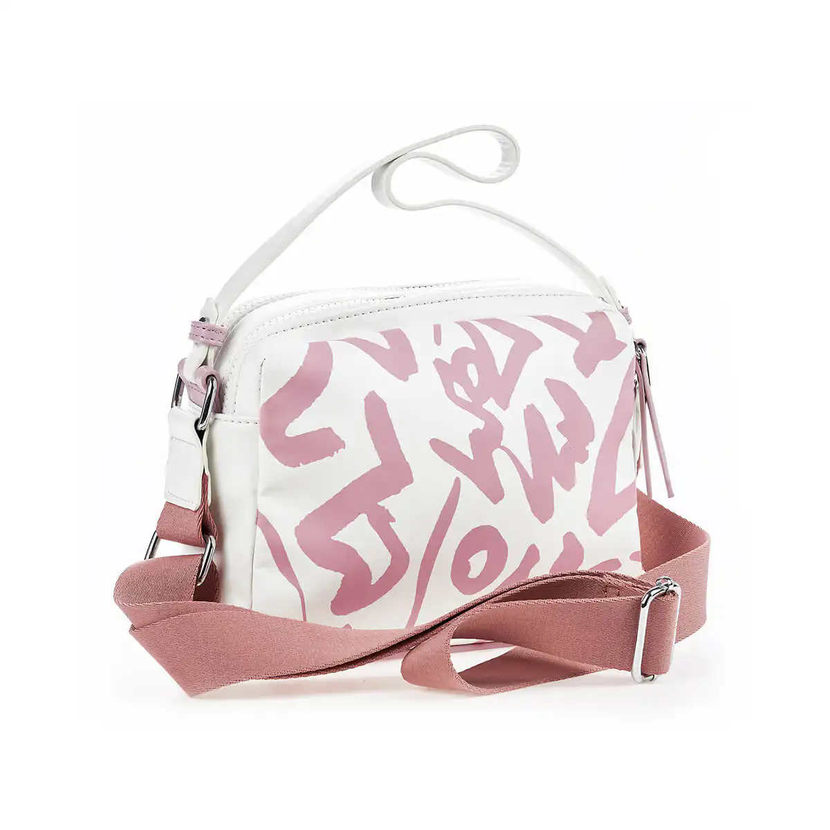 Verde Γυναικεία Τσάντα Χιαστί 16-7367 Άσπρο