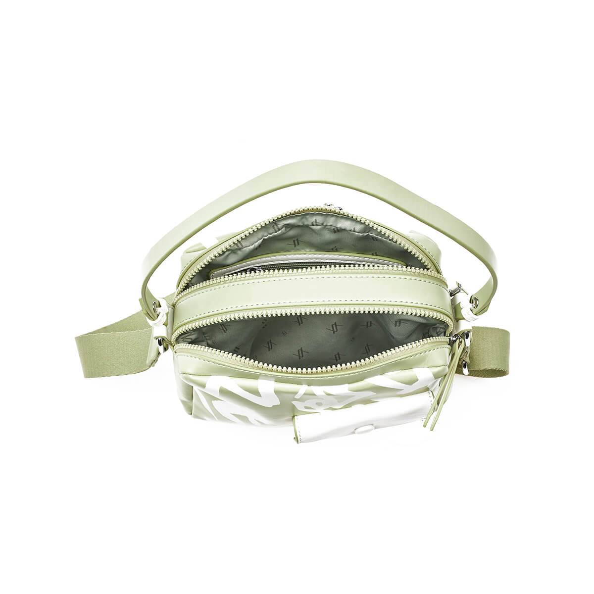 Verde Γυναικεία Τσάντα Χιαστί 16-7367 Πράσινο