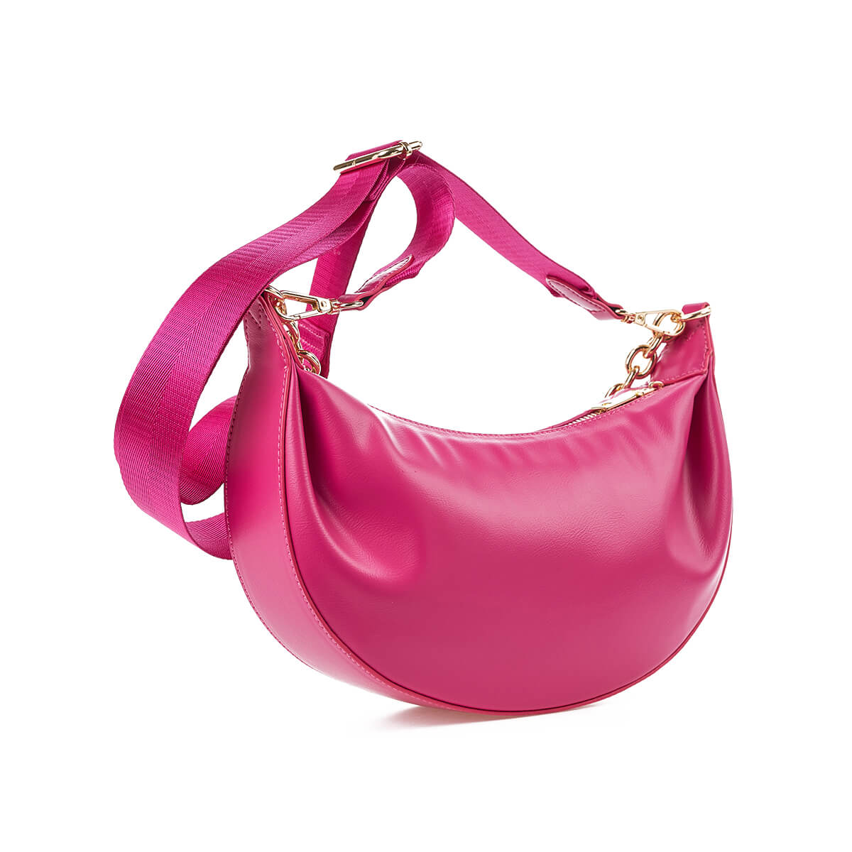 Verde Γυναικεία Τσάντα Χιαστί 16-7368 Φούξια