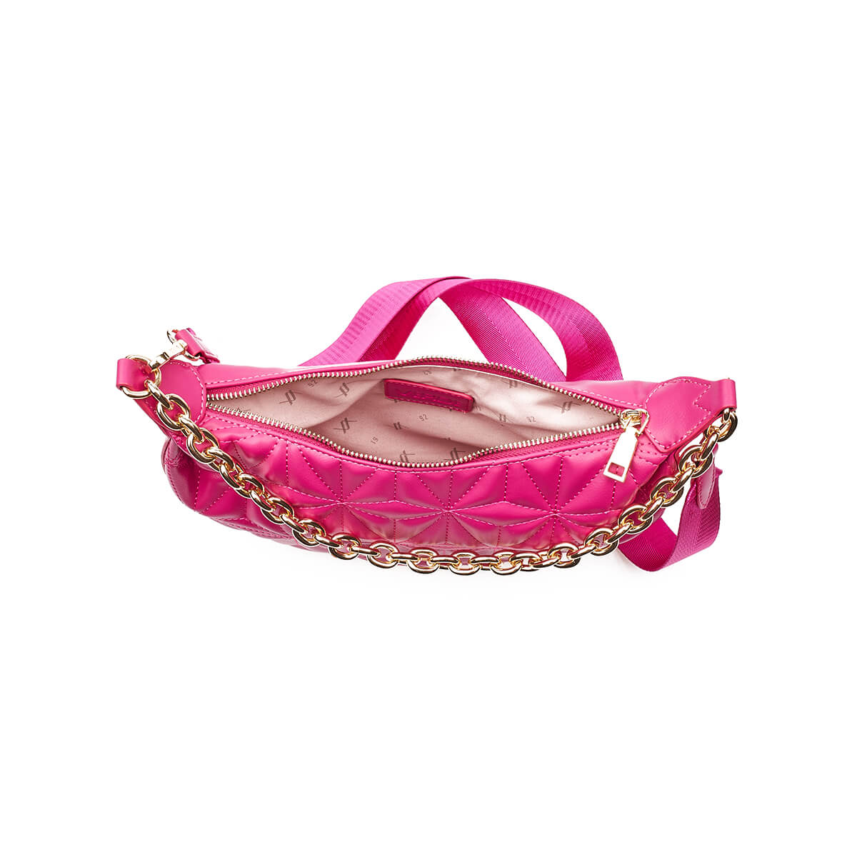 Verde Γυναικεία Τσάντα Χιαστί 16-7368 Φούξια