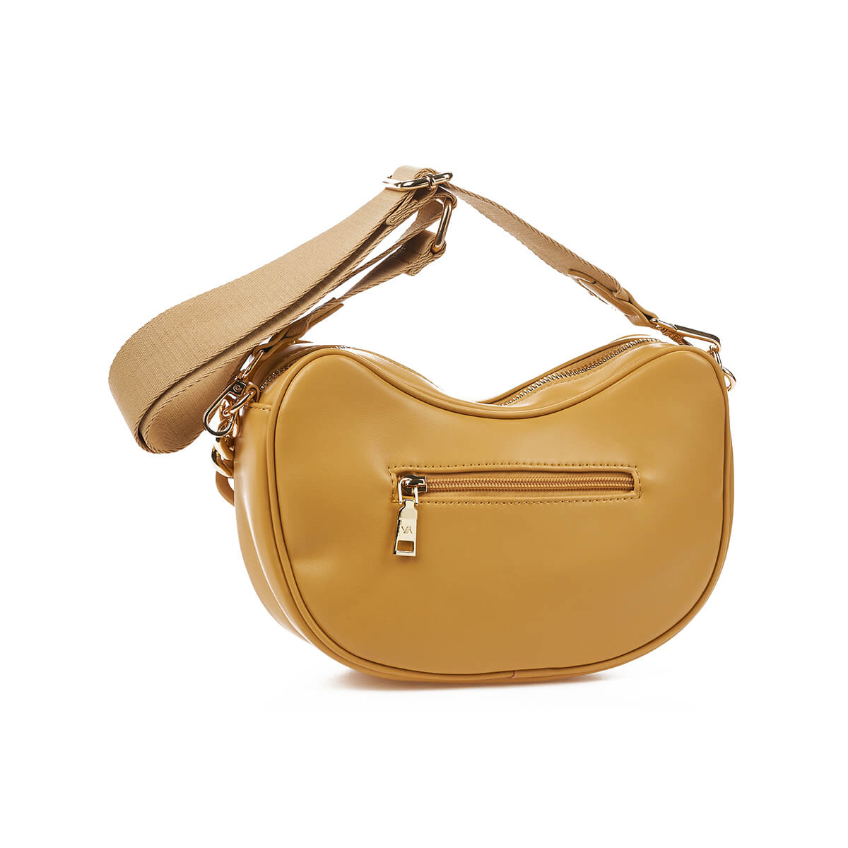 Verde Γυναικεία Τσάντα Χιαστί 16-7369 Μπεζ