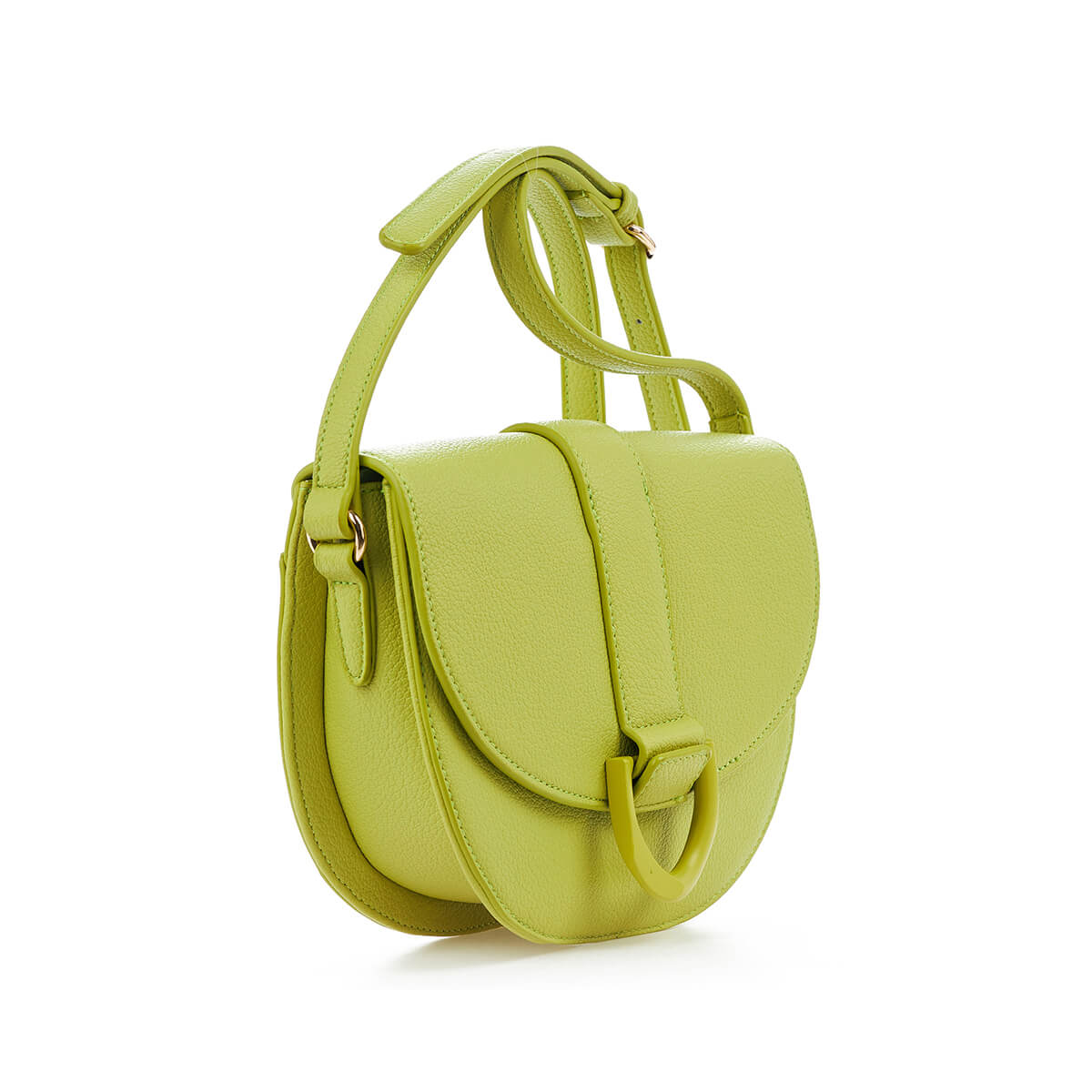 Verde Γυναικεία Τσάντα Χιαστί 16-7370 Λάιμ