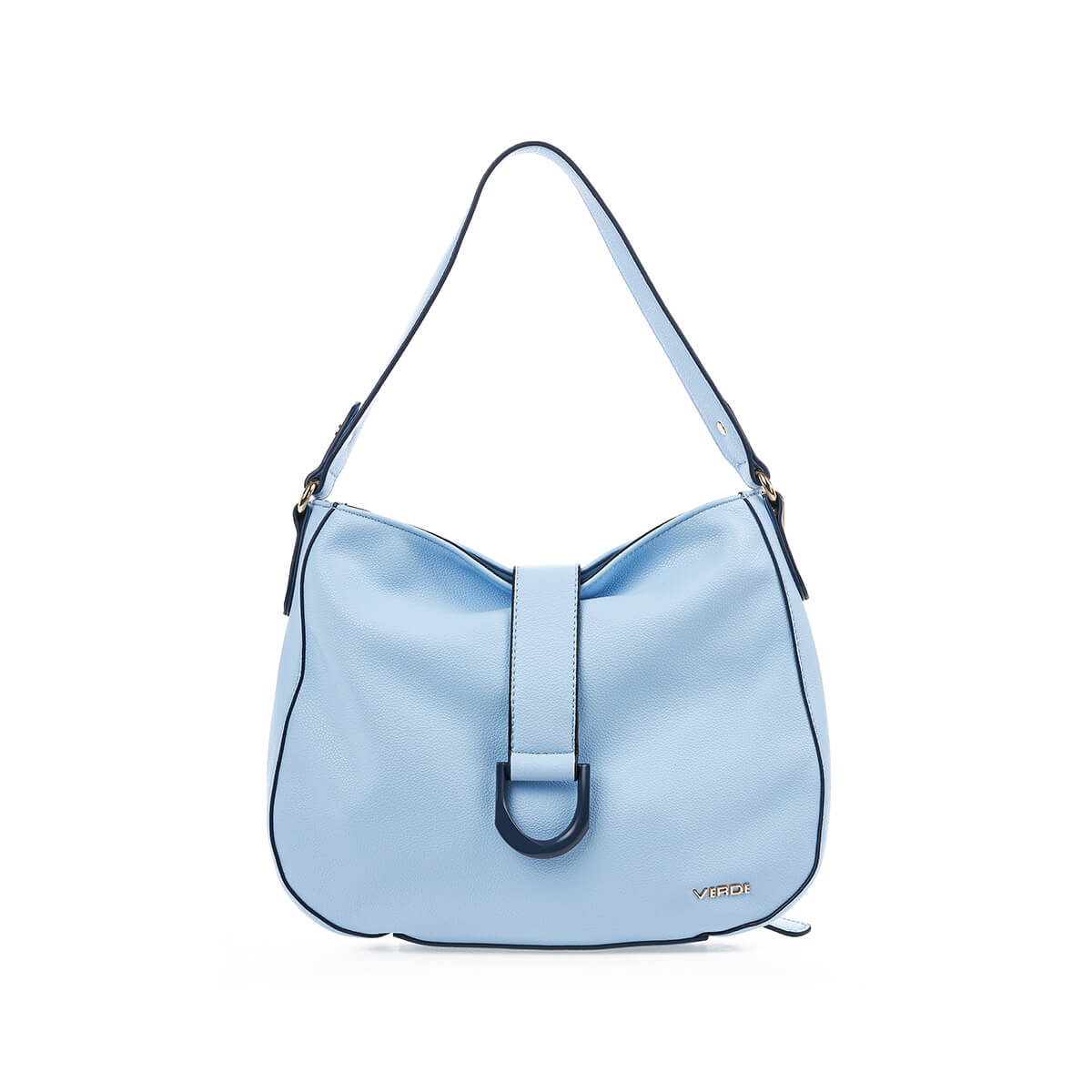 Verde Γυναικεία Τσάντα Ώμου 16-7372 Ανοιχτό Μπλε