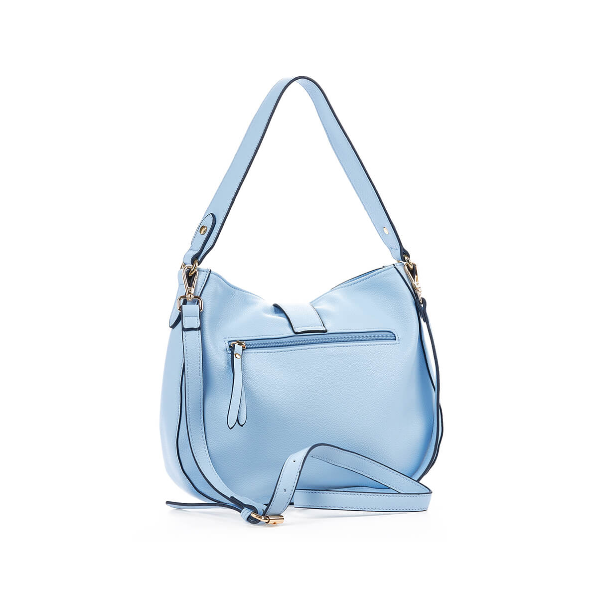 Verde Γυναικεία Τσάντα Ώμου 16-7372 Ανοιχτό Μπλε