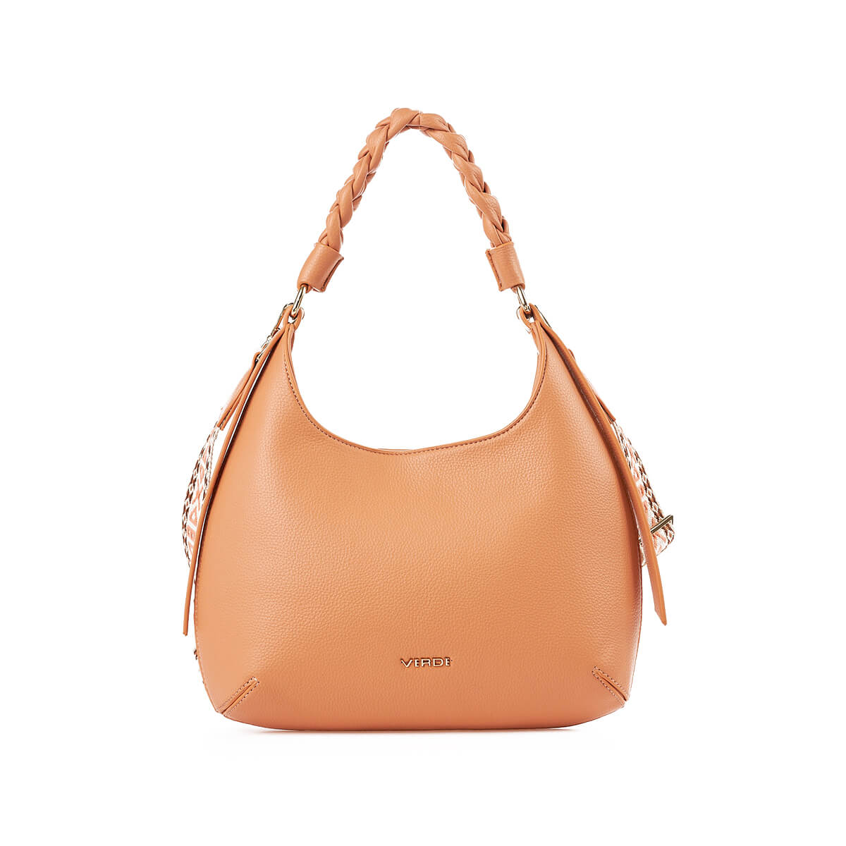 Verde Γυναικεία Τσάντα Χιαστί 16-7373 Πορτοκαλί