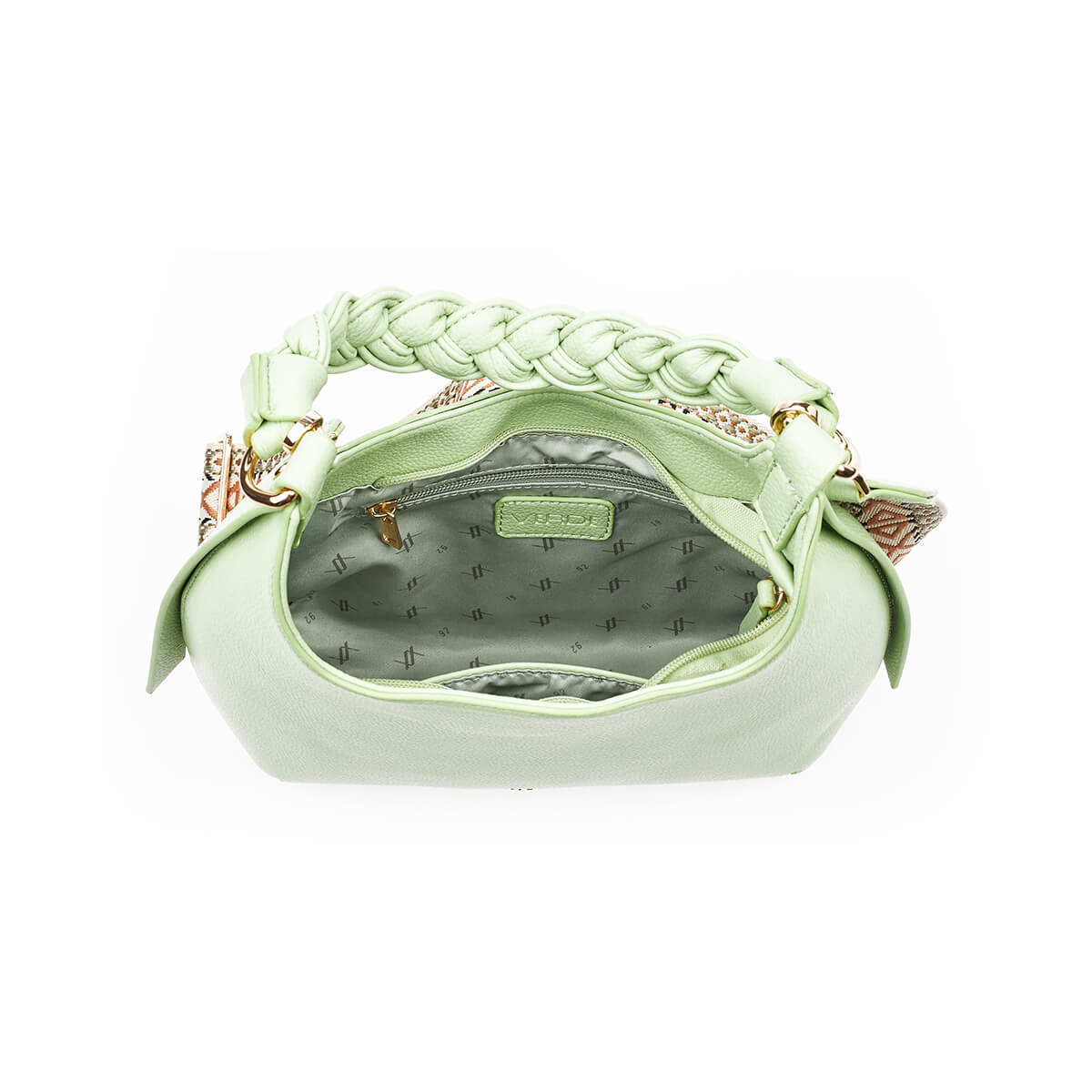 Verde Γυναικεία Τσάντα Χιαστί 16-7373 Πράσινο