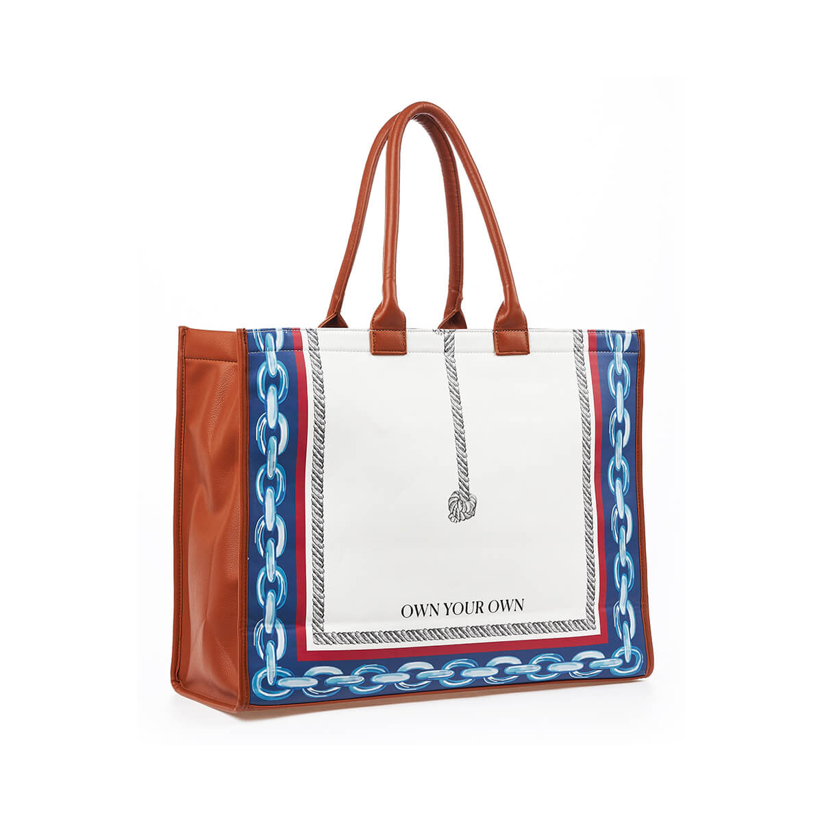 Verde Γυναικεία Τσάντα Ώμου 16-7374 ΆσπροΜπλε