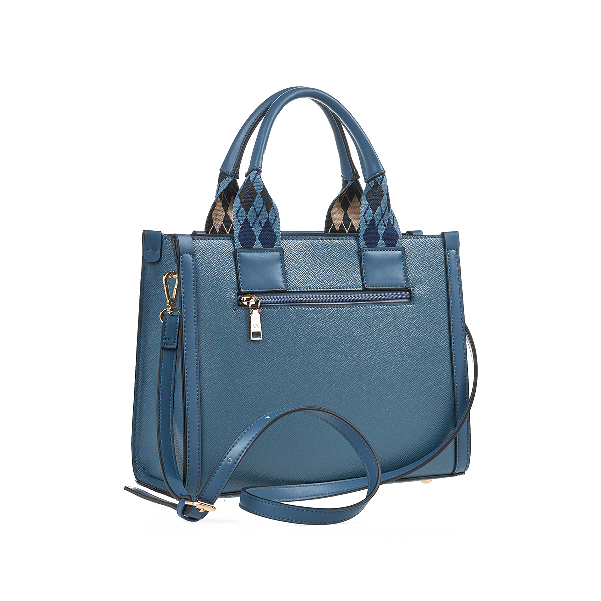 Verde Γυναικεία Τσάντα Χειρός-΄Ώμου 16-7377 Μπλε