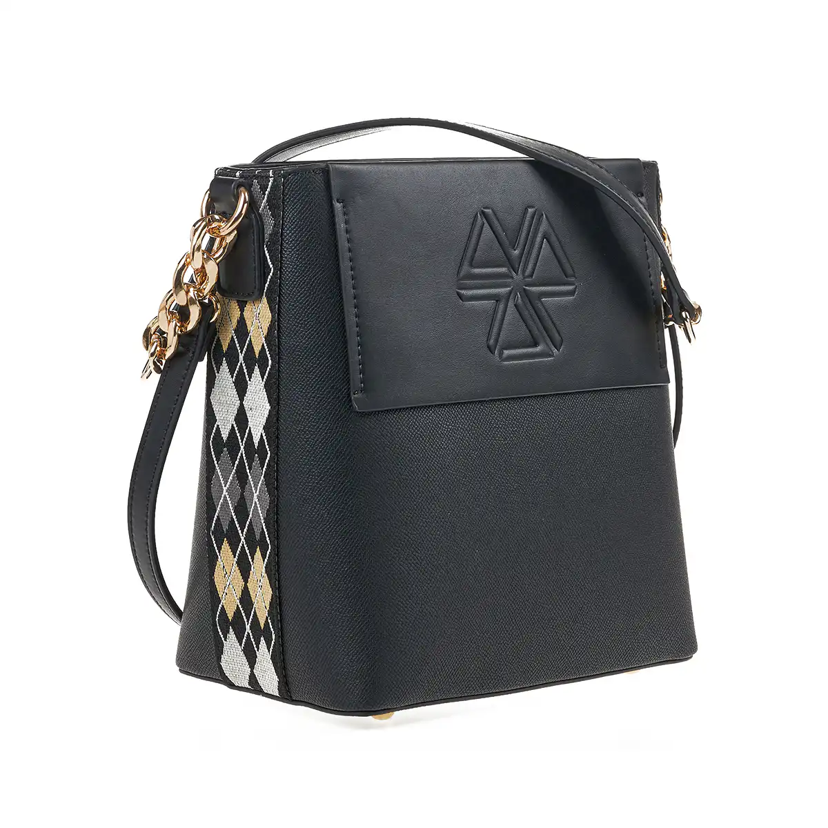 Verde Γυναικεία Τσάντα Ώμου 16-7378 Μαύρο