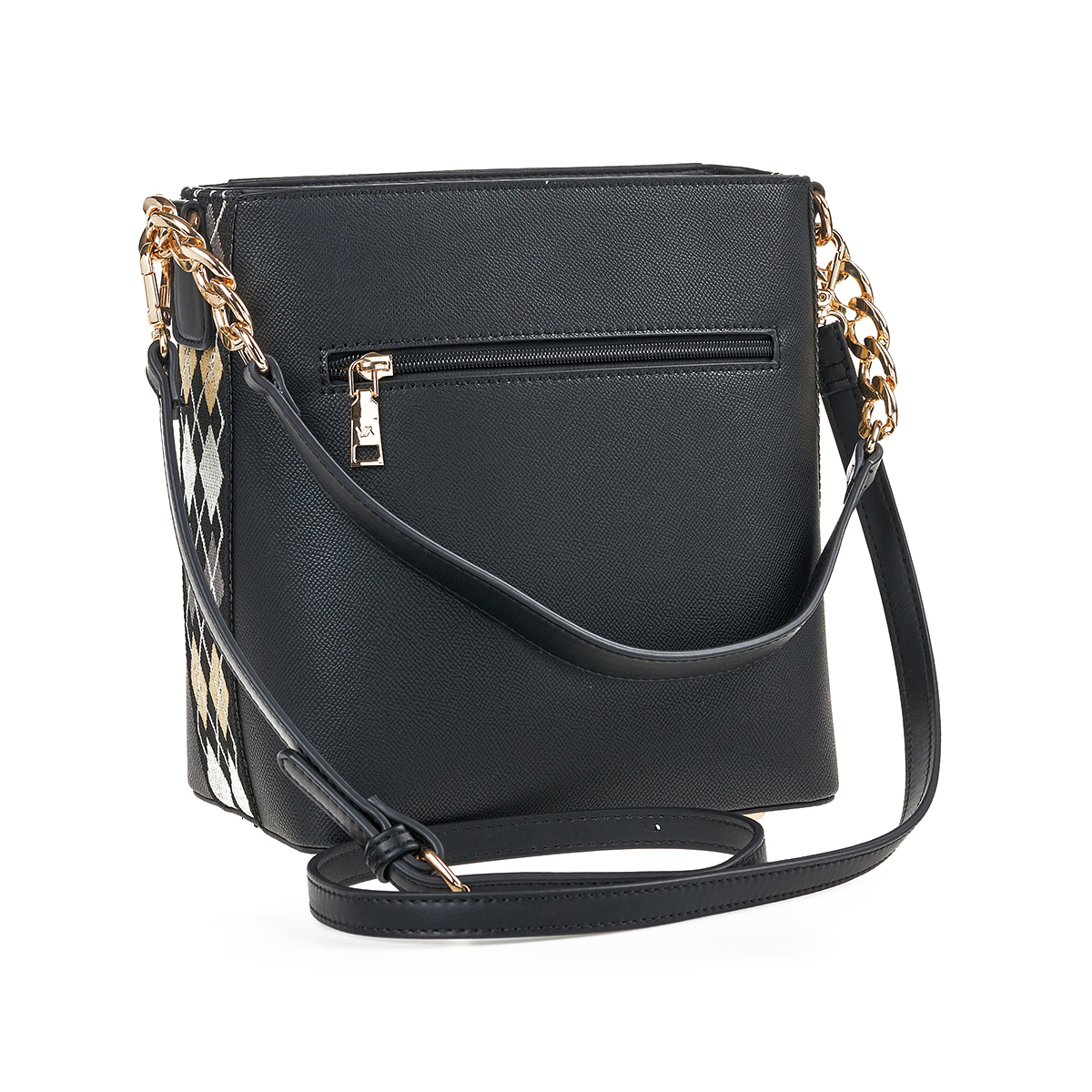 Verde Γυναικεία Τσάντα Ώμου 16-7378 Μαύρο