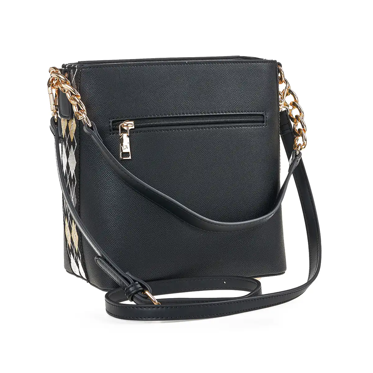 Verde Γυναικεία Τσάντα Ώμου 16-7378 Μαύρο