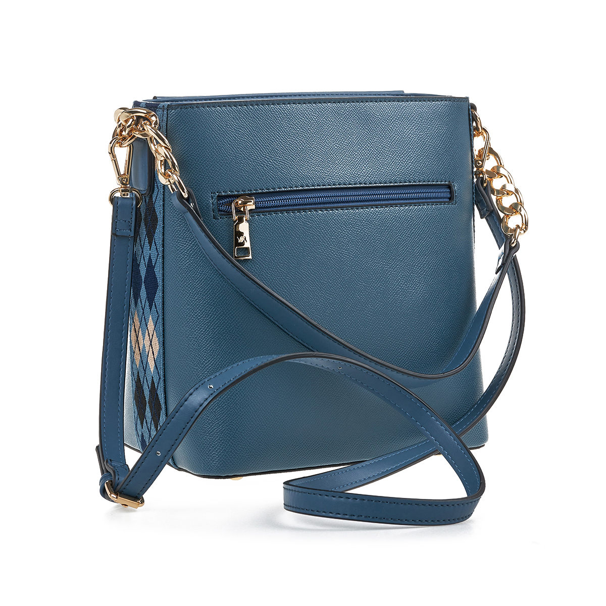 Verde Γυναικεία Τσάντα Ώμου 16-7378 Μπλε