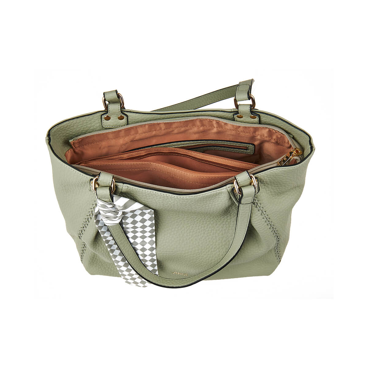 Verde Γυναικεία Τσάντα Ώμου 16-7384 Μέντα