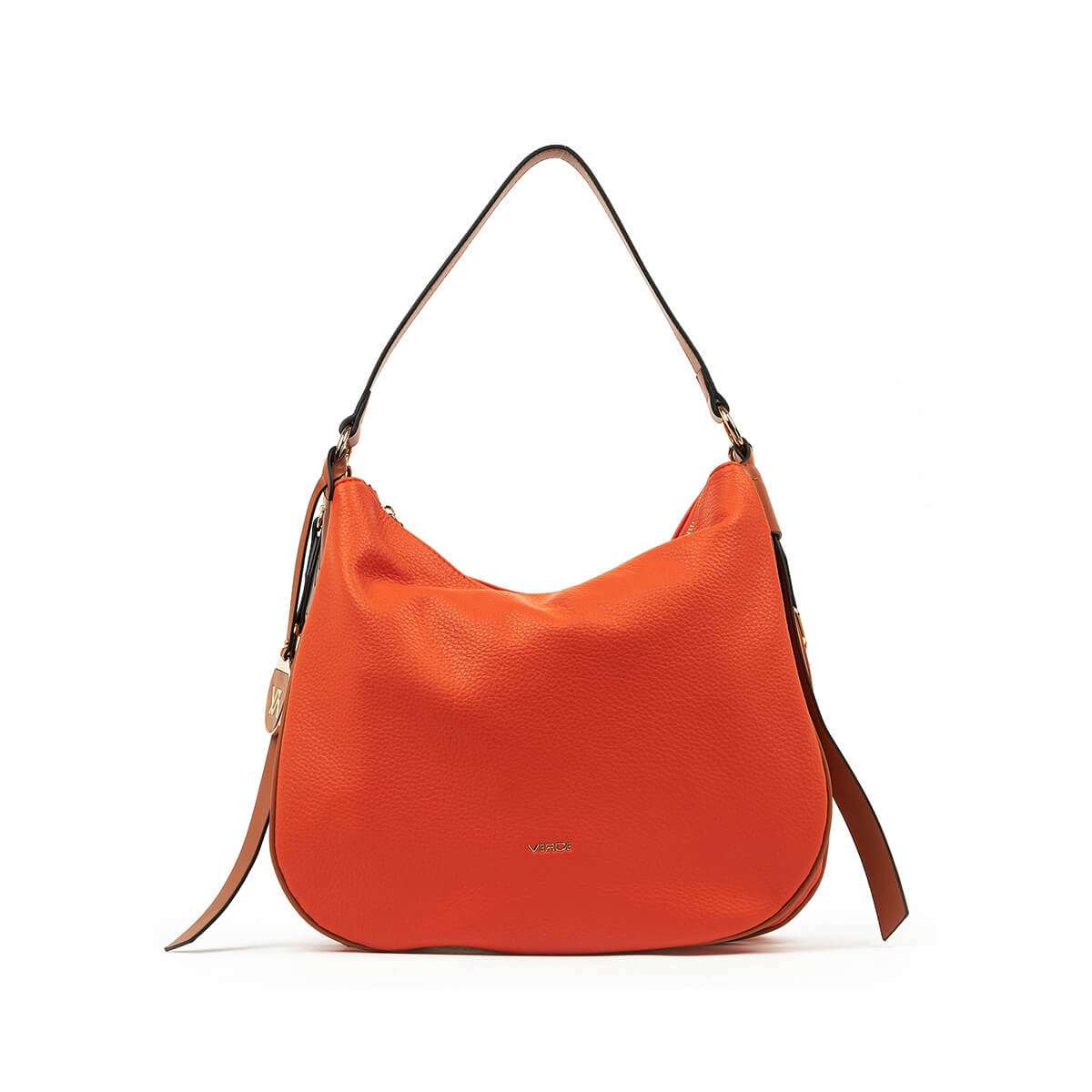 Verde Γυναικεία Τσάντα Ώμου 16-7387 Πορτοκαλί