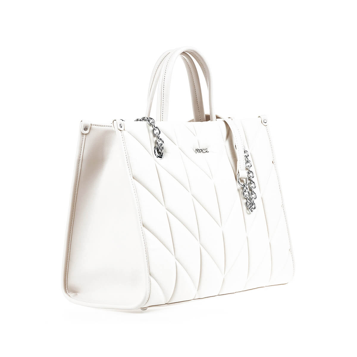 Verde Γυναικεία Τσάντα Χειρός-΄Ώμου 16-7390 Εκρού