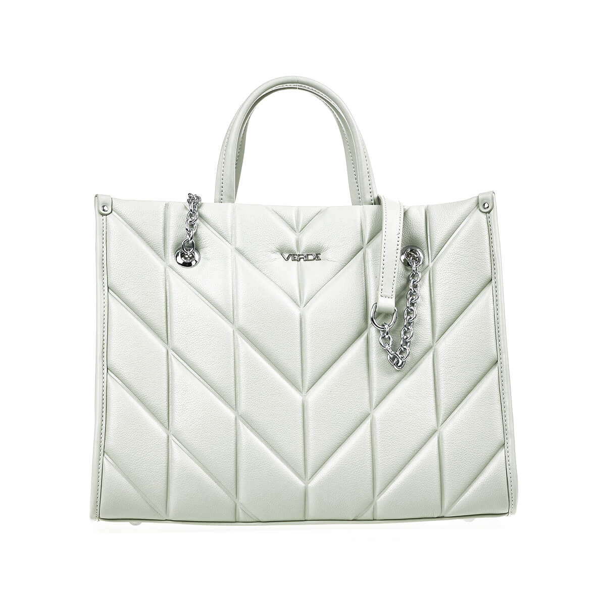 Verde Γυναικεία Τσάντα Χειρός-΄Ώμου 16-7390 Μέντα