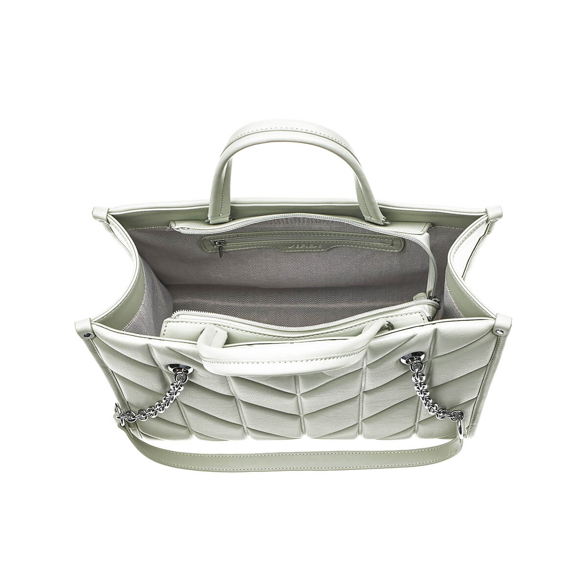 Verde Γυναικεία Τσάντα Χειρός-΄Ώμου 16-7390 Μέντα