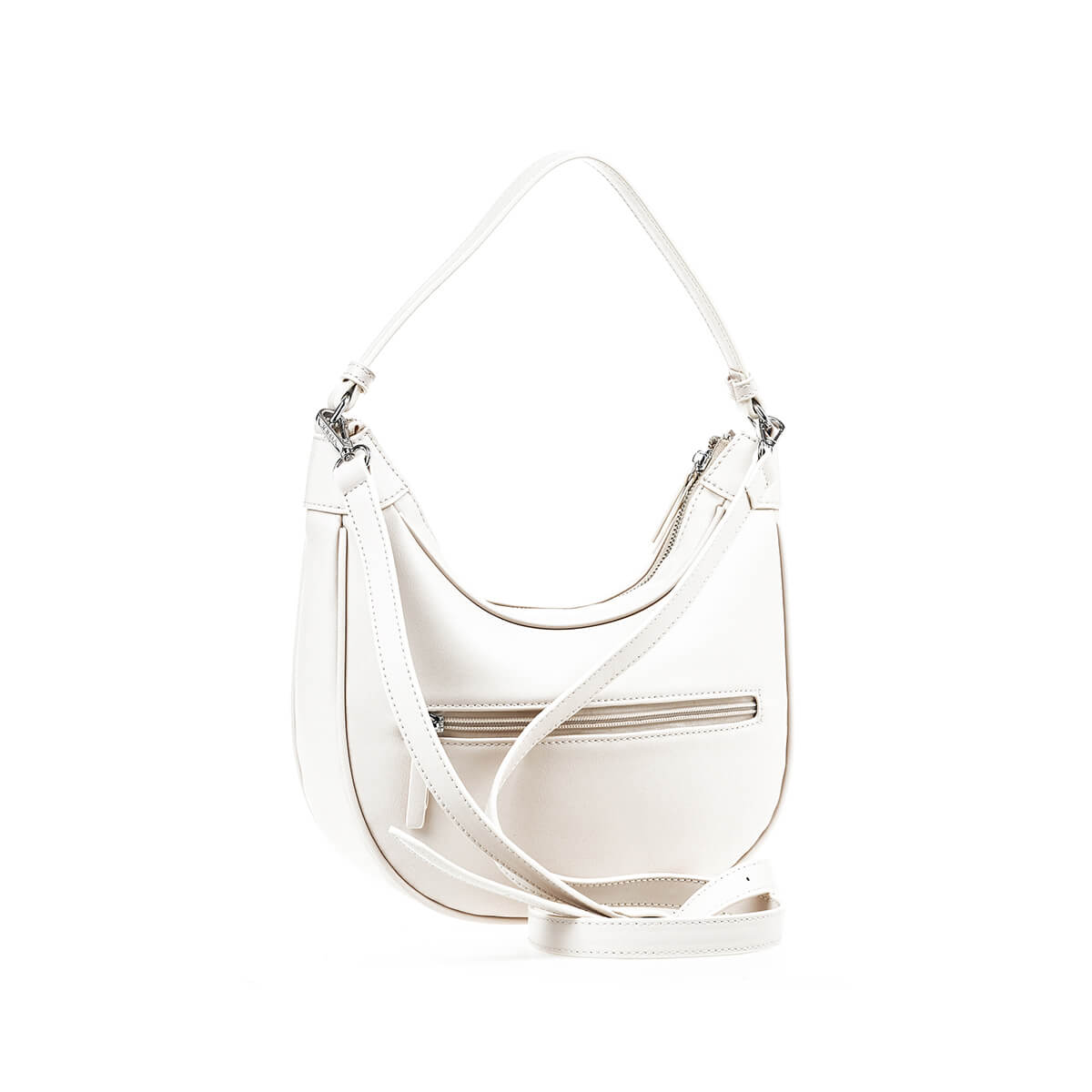 Verde Γυναικεία Τσάντα Ώμου 16-7392 Εκρού