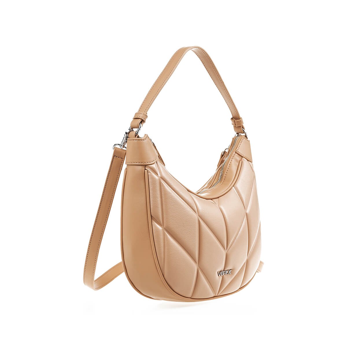 Verde Γυναικεία Τσάντα Ώμου 16-7392 Μπεζ