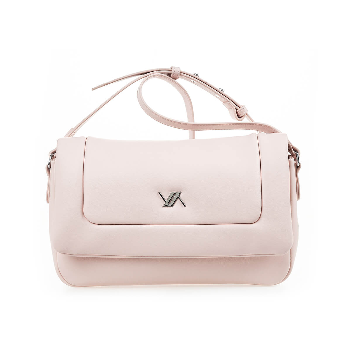 Verde Γυναικεία Τσάντα Χιαστί 16-7394 Ροζ