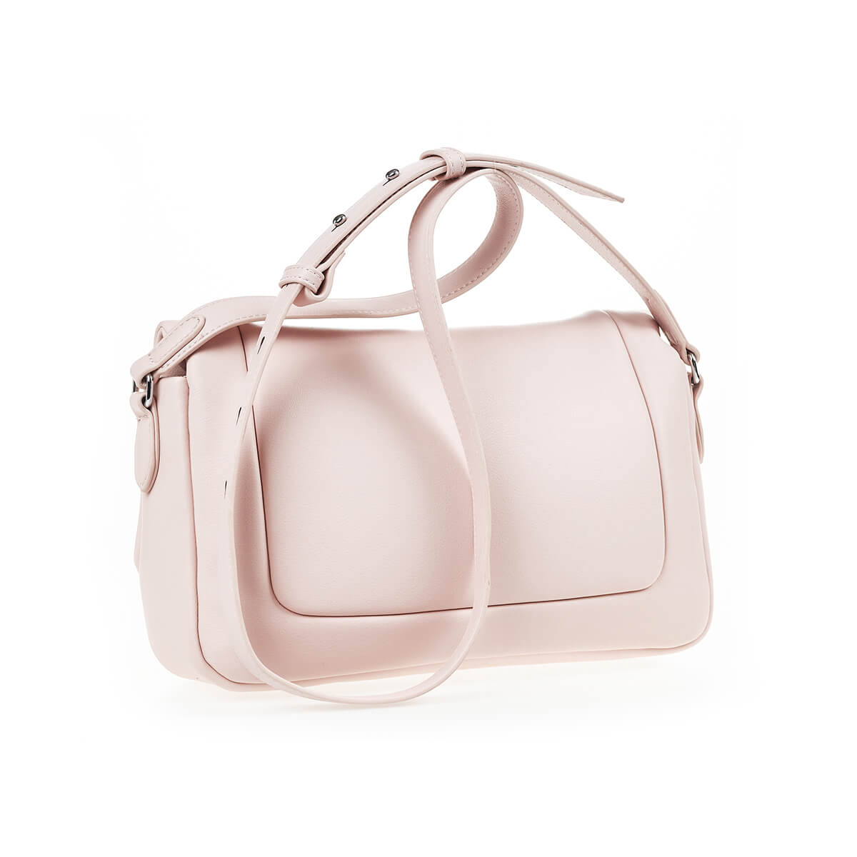 Verde Γυναικεία Τσάντα Χιαστί 16-7394 Ροζ