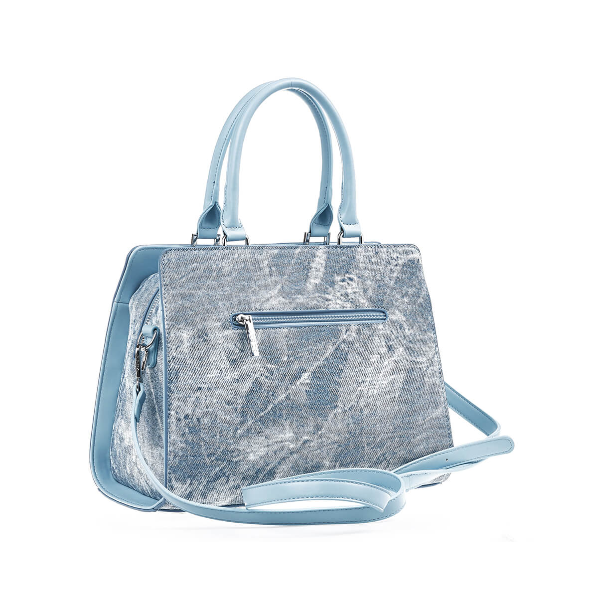 Verde Γυναικεία Τσάντα Χειρός-΄Ώμου 16-7395 Denim