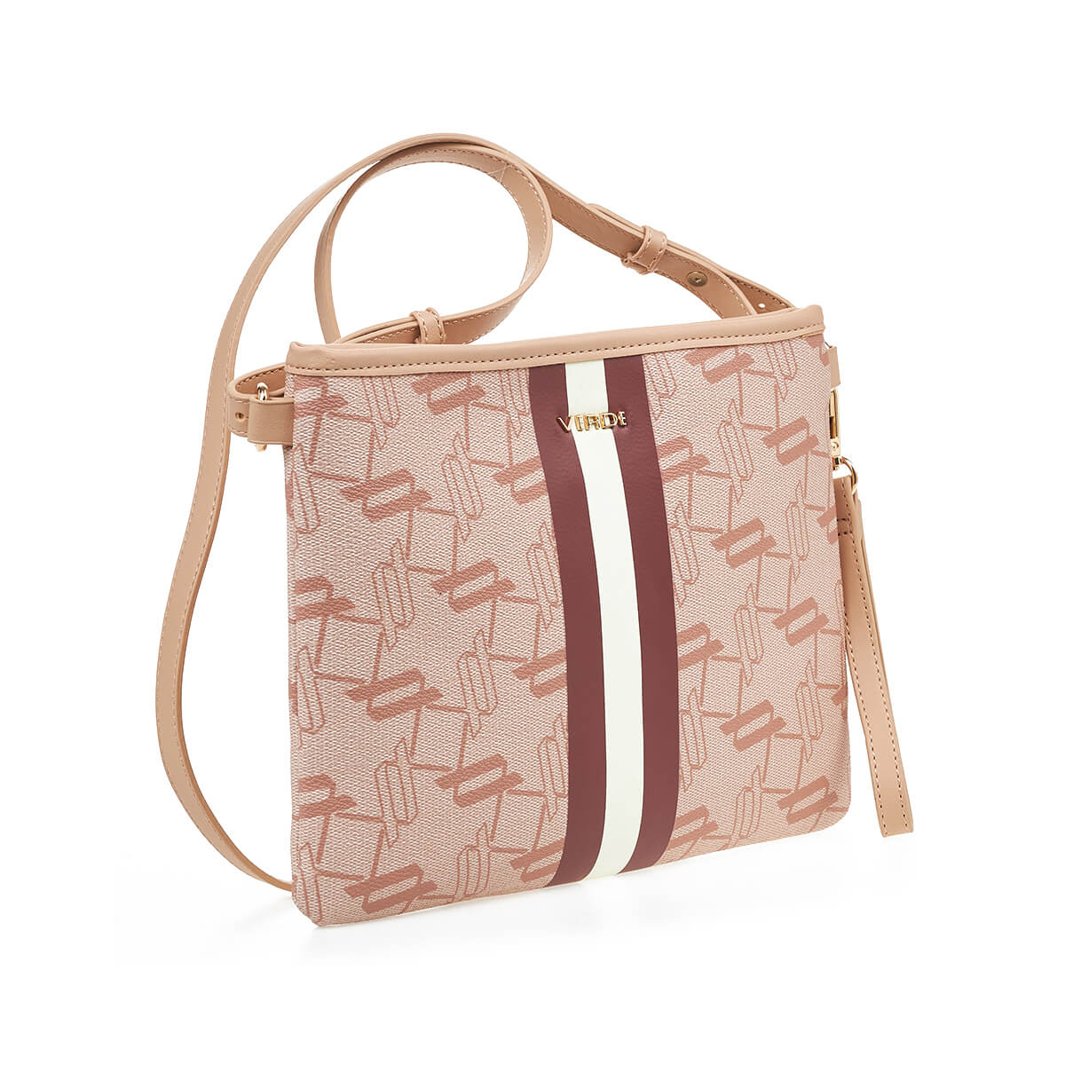 Verde Γυναικεία Τσάντα Χιαστί 16-7401 Nude