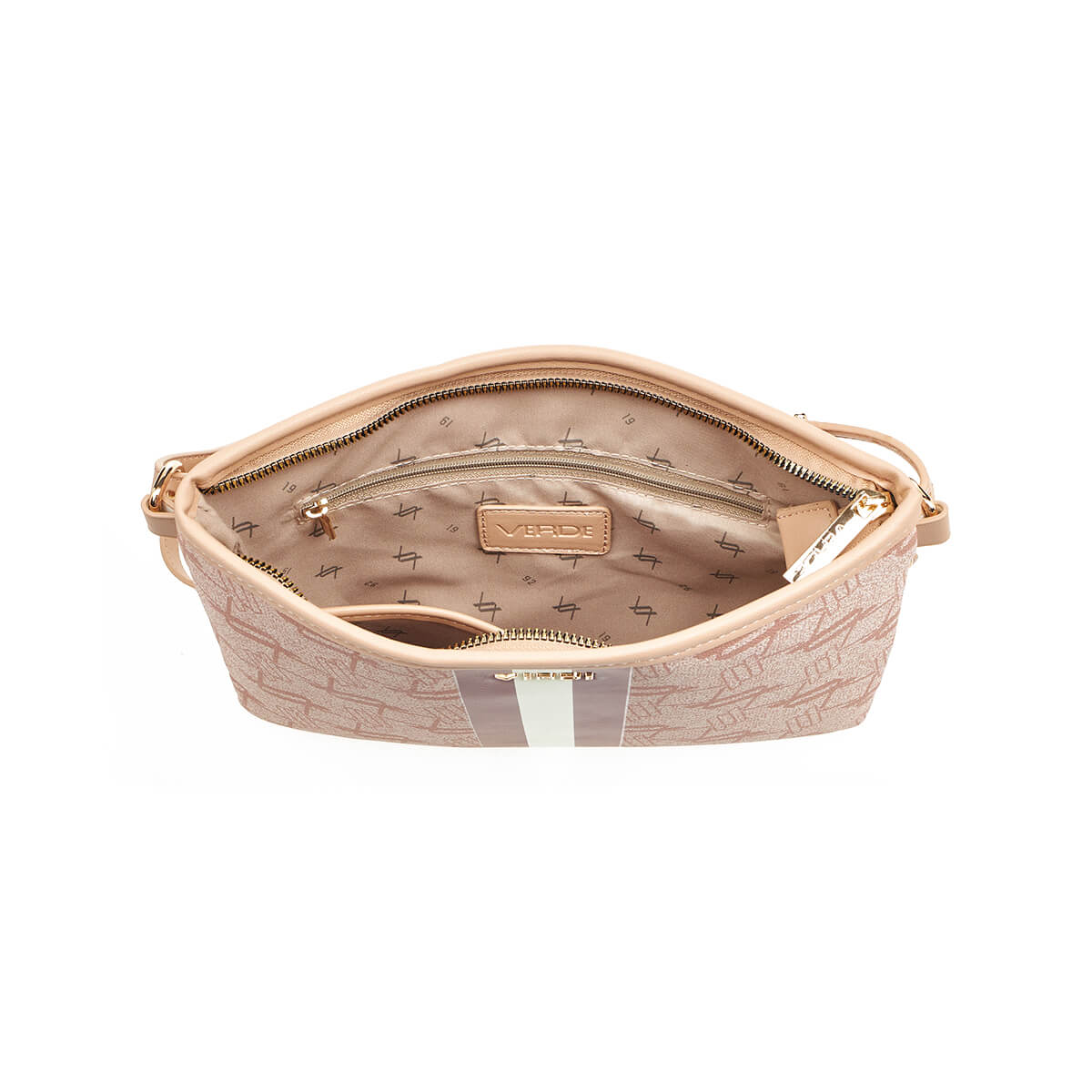 Verde Γυναικεία Τσάντα Χιαστί 16-7401 Nude