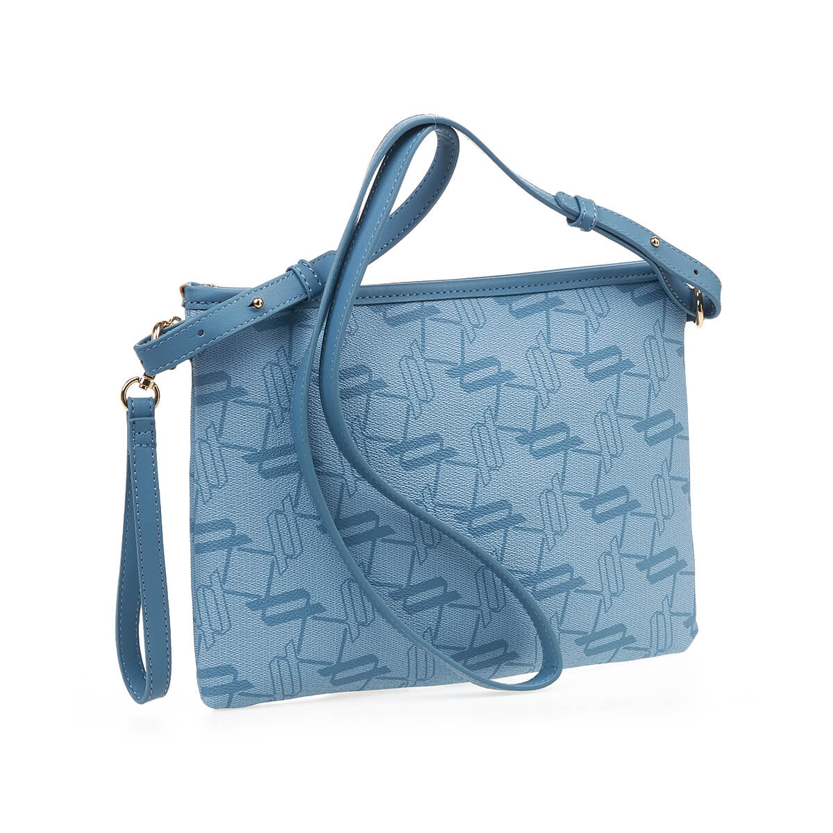 Verde Γυναικεία Τσάντα Χιαστί 16-7401 Μπλε