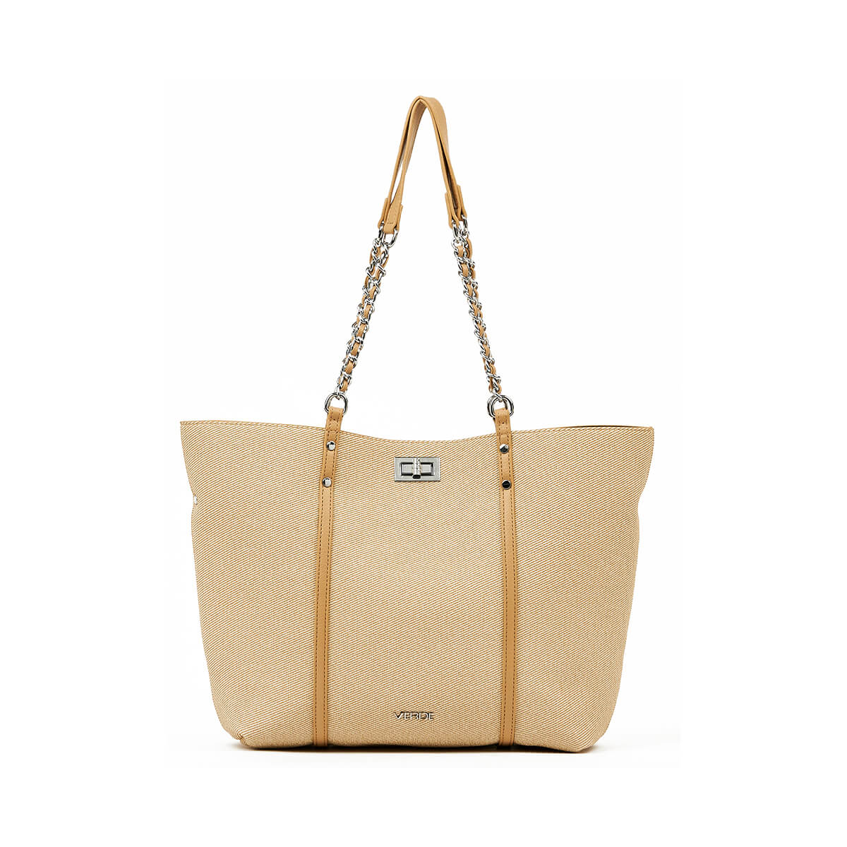 Verde Γυναικεία Τσάντα Ώμου 16-7405 Μπεζ