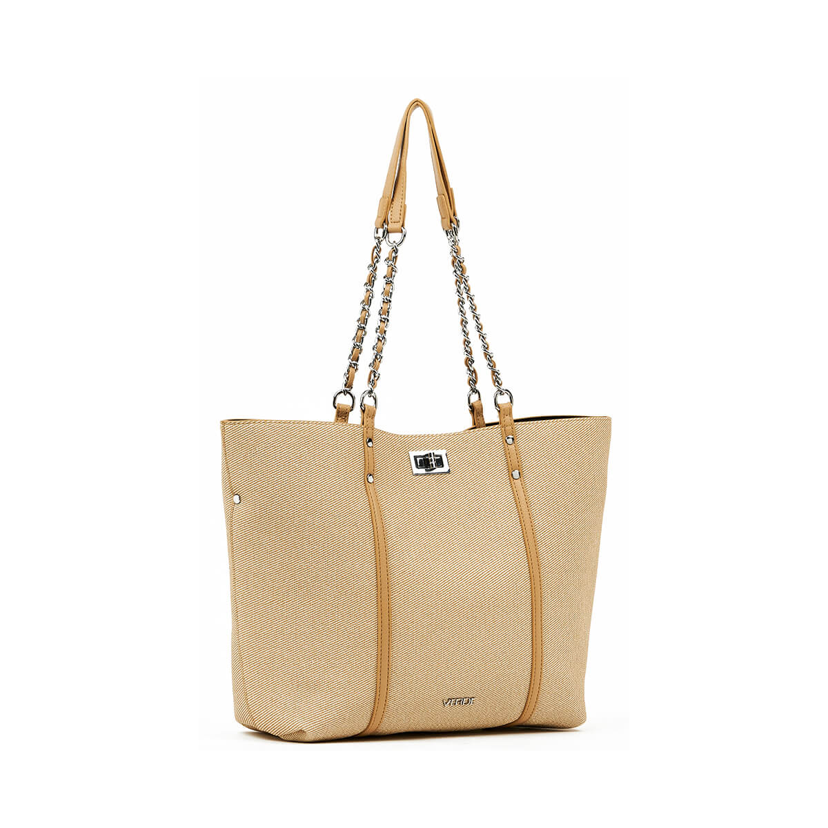 Verde Γυναικεία Τσάντα Ώμου 16-7405 Μπεζ