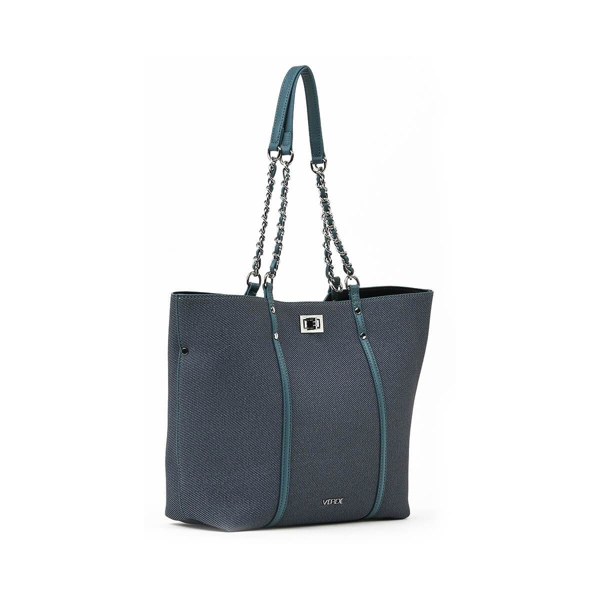 Verde Γυναικεία Τσάντα Ώμου 16-7405 Μπλε