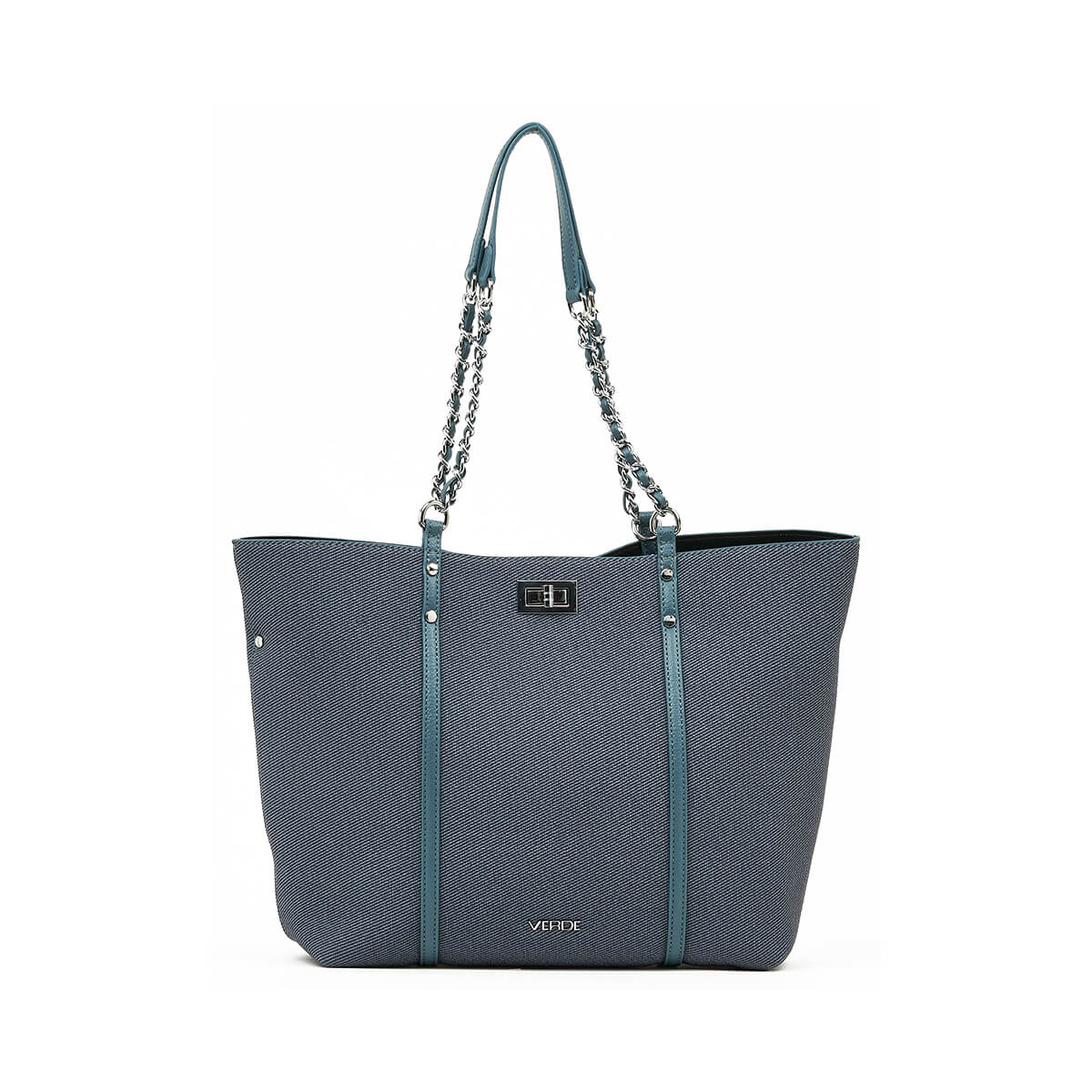 Verde Γυναικεία Τσάντα Ώμου 16-7405 Μπλε